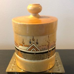 Lidded Wooden Jar